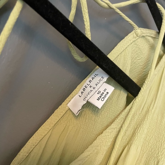 Labelrail x Olivia and Alice Jumpsuit with Wrap Tie Waist Texture - Picture 5 of 7